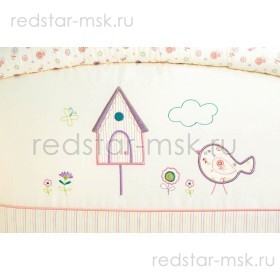 Комплект Lappetti  "Домик для птички",6 пр. сатин, арт. 6006.