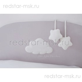 Комплект в кроватку "Бамбино Грей" Perina 6 предметов