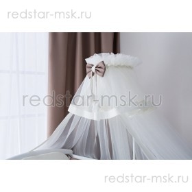 Балдахин для кроватки "Бамбино Капучино" Perina Балдахин для кроватки "Бамбино Капучино" Perina