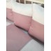 Комплект MARELE "Бело-розовая классика" для прямоугольной кроватки
