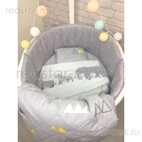 Комплект MARELE  "САХАРА" 8 пр. для овальной кровати 