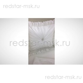 Комплект MARELE "Брилиант" для  овальных и прямоугольных кроваток, цвет: белоснежный.