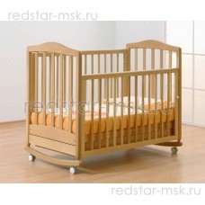 Детская кроватка "Симоник", цвет: натуральный.