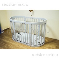 Детская кровать-трансформер Паулина С322 8 в 1 Красная Звезда г.Можга