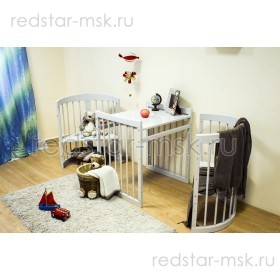 Детская кровать-трансформер Паулина С324 8 в 1 Красная Звезда г.Можга