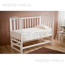 Детская кроватка Красная Звезда г.Можга Кристина С619 продольный маятник без ящика