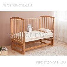 Детская кроватка Красная Звезда г.Можга Кристина С619 продольный маятник без ящика